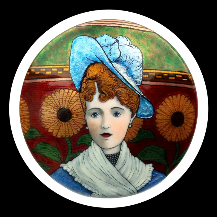 Tableau «&nbsp;Femme au chapeau à la plume&nbsp;»