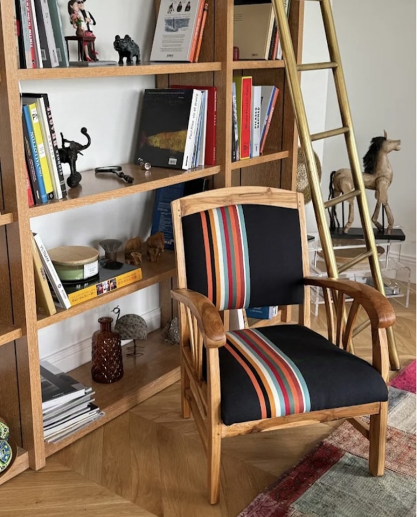 fauteuil - collaboration tapissière d’ameublement
