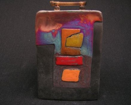 Boîte raku colorée
