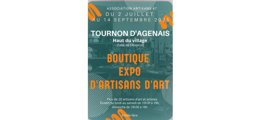 Boutique expo d’Artisans d’Art