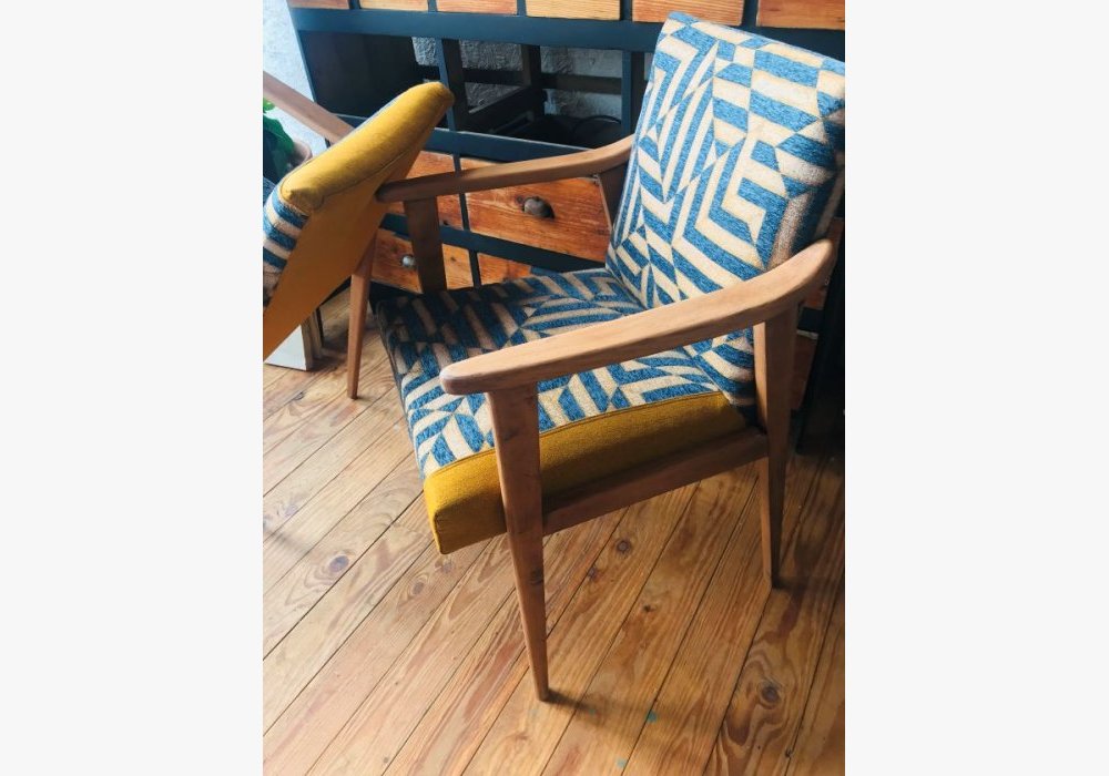 Fauteuil de bureau 1960 restauré 