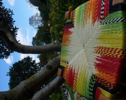 Paillage polychrome asymétrique 