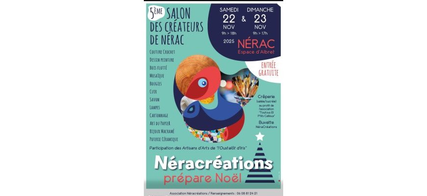 5ème salon des créateurs de Nérac