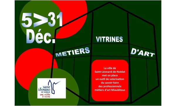 Vitrines métiers d’art