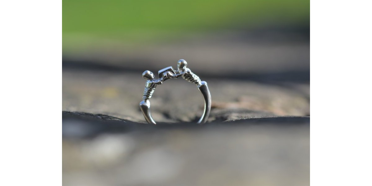 bague Memento Mori - inspiration Renaissance