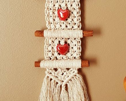 Macramé collection Swati - petit porte bonheur