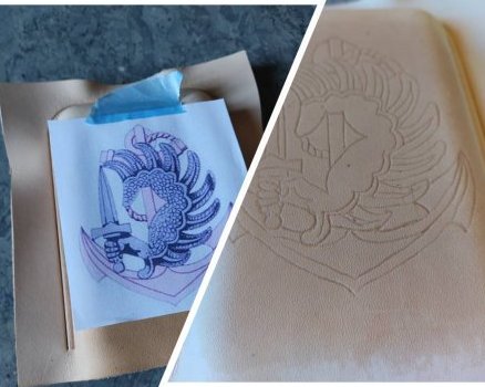 Travail du cuir repoussé
