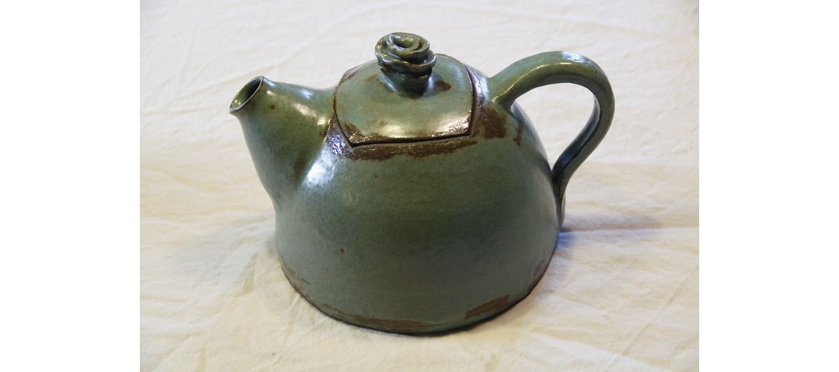 théière verte