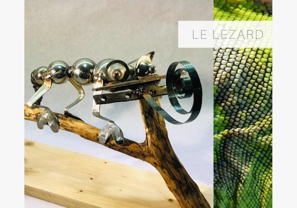 sculpture LE LEZARD