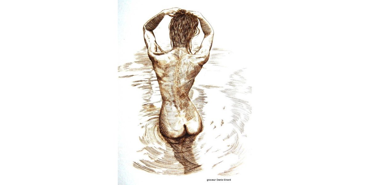 Denis Girard - gravure taille douce sur cuivre - 
