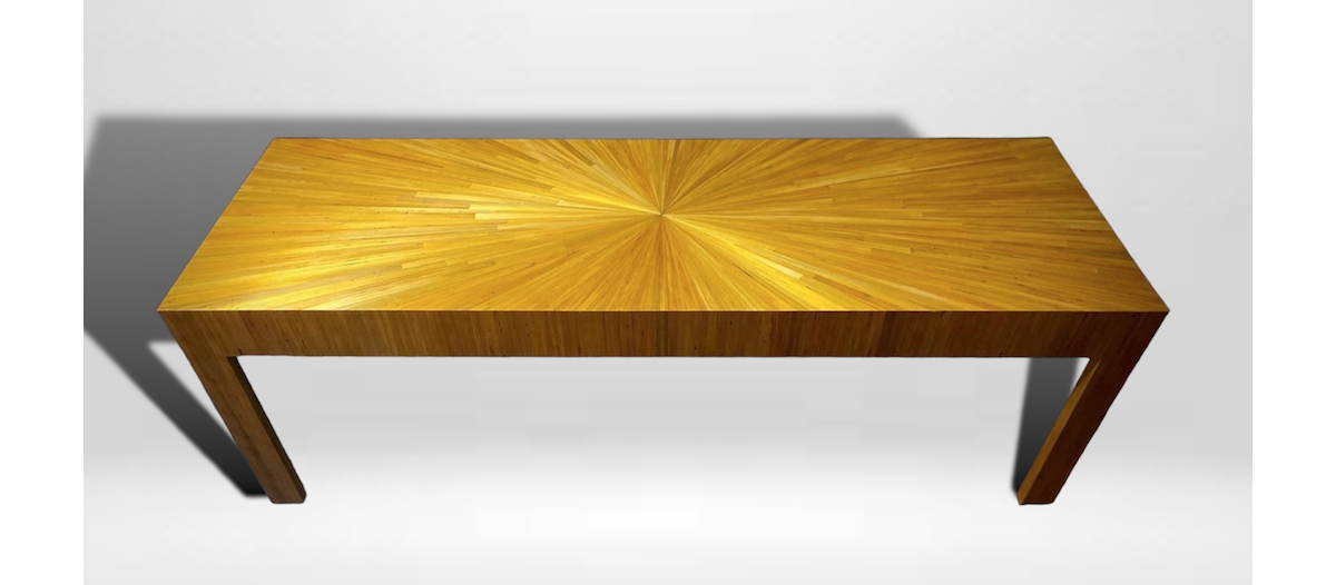 Table basse Soleil Art déco