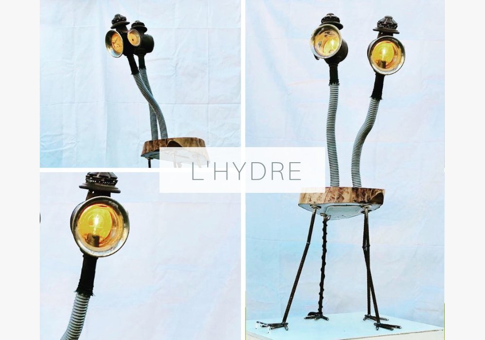 sculpture lumineuse L’HYDRE