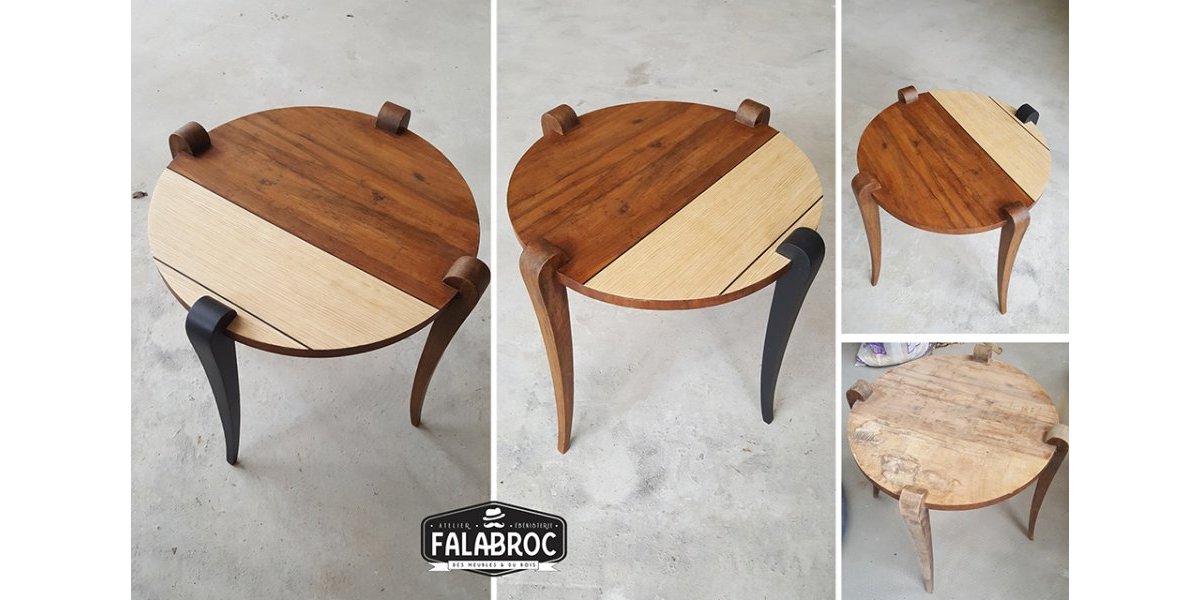 Customisation et restauration d’une table basse