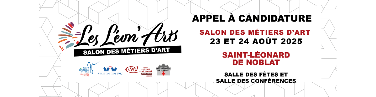 LÉON’ARTS - 1er salon Métiers d’Art