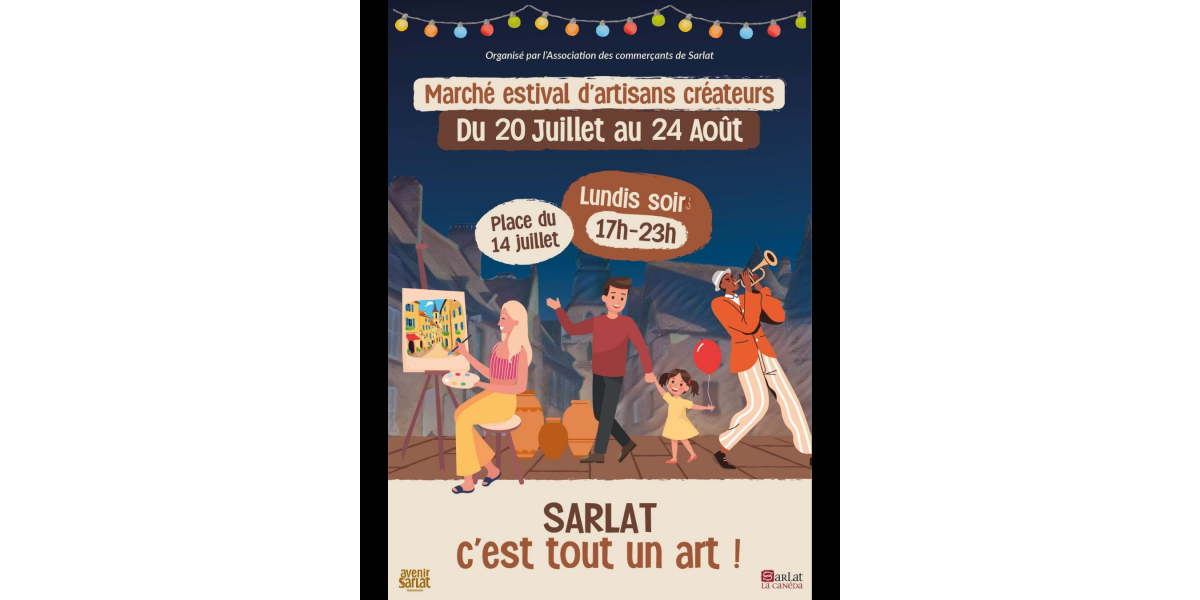 Marché estival d’artisans créateurs