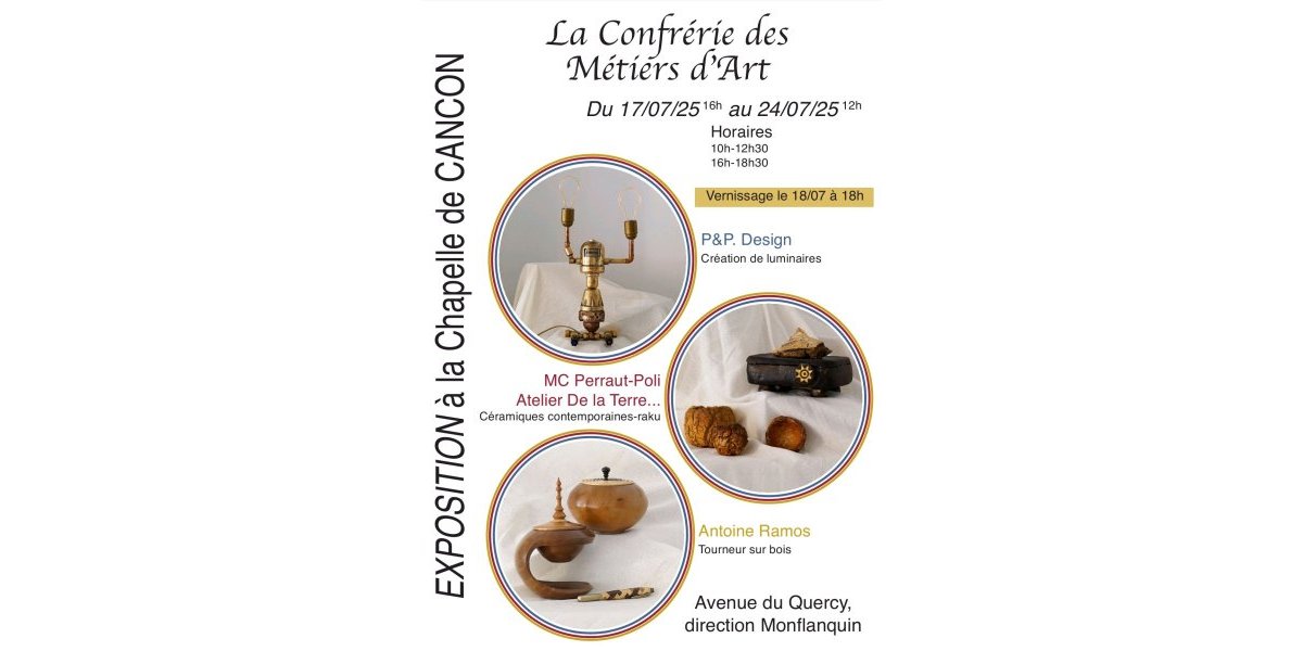 EXPOSITION à la Chapelle de CANCON