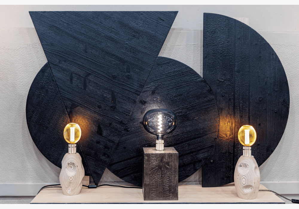 Panneau décoratif Formes et Lampes