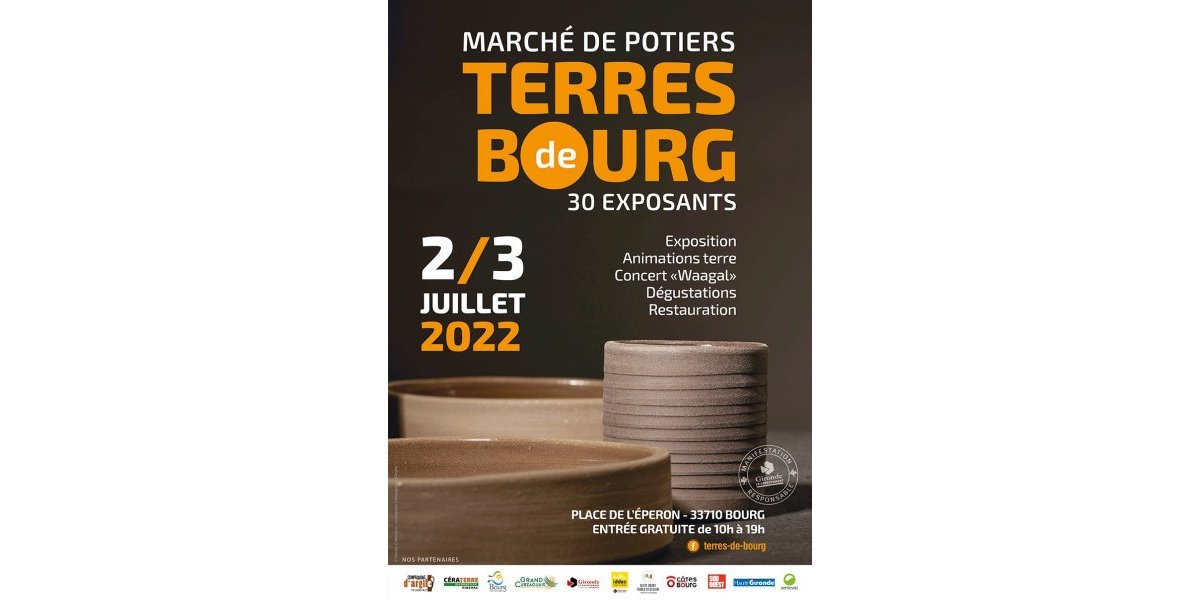 2&3 juillet 2022 - Terres de Bourg – Marché de Potiers (Gironde)