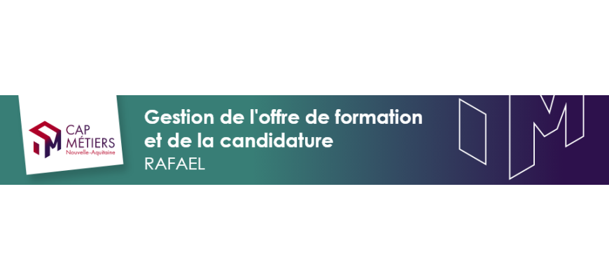 RAFAEL - OUTIL DE GESTION DE VOTRE FORMATION