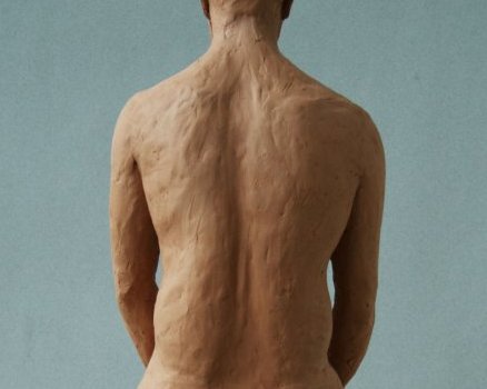 Nu assis, terre cuite, 2012