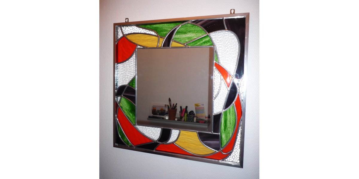 Miroir vitrail