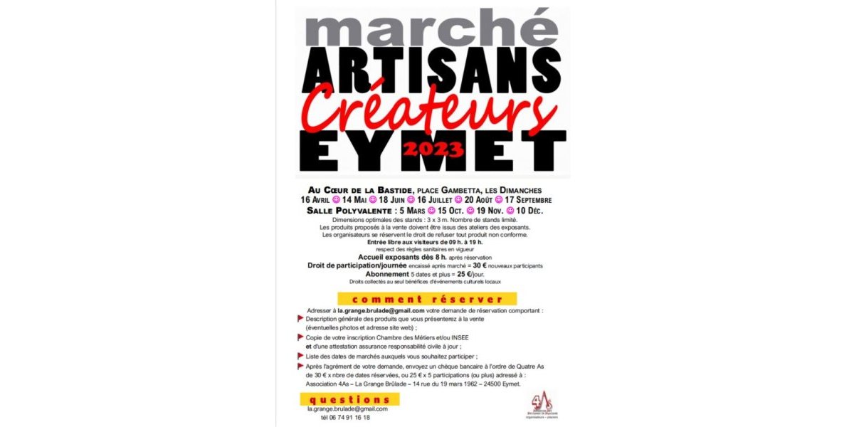 Marché Artisans créateurs 