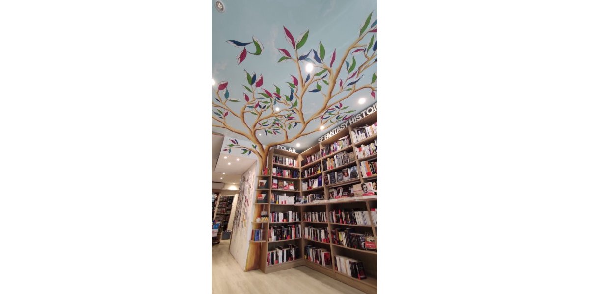 Fresque pour une librairie 