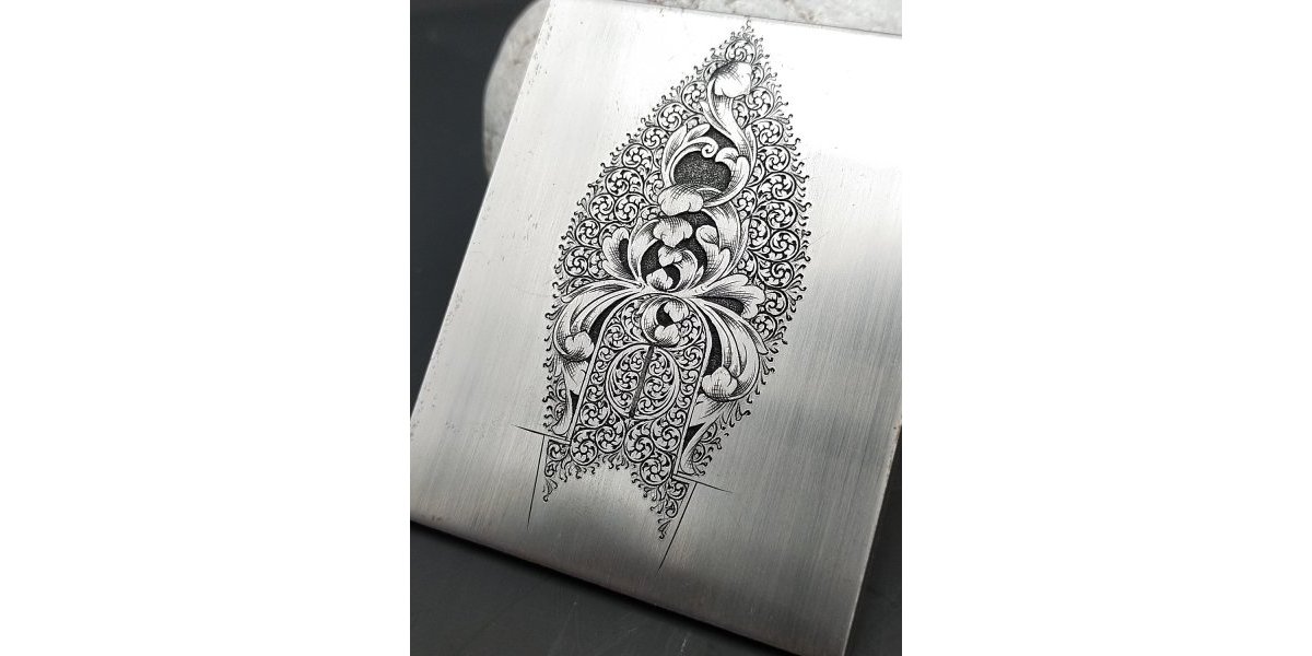gravure style anglais en champ-levé