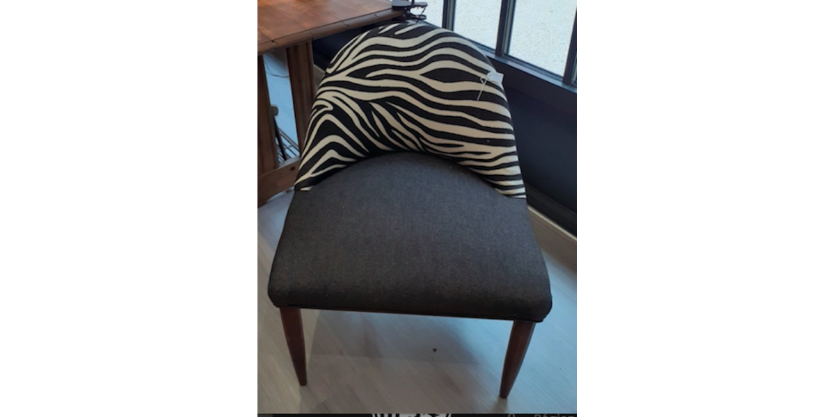 fauteuil zèbre