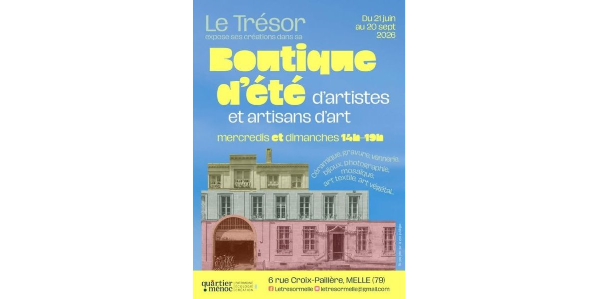 Boutique éphémère du Trésor