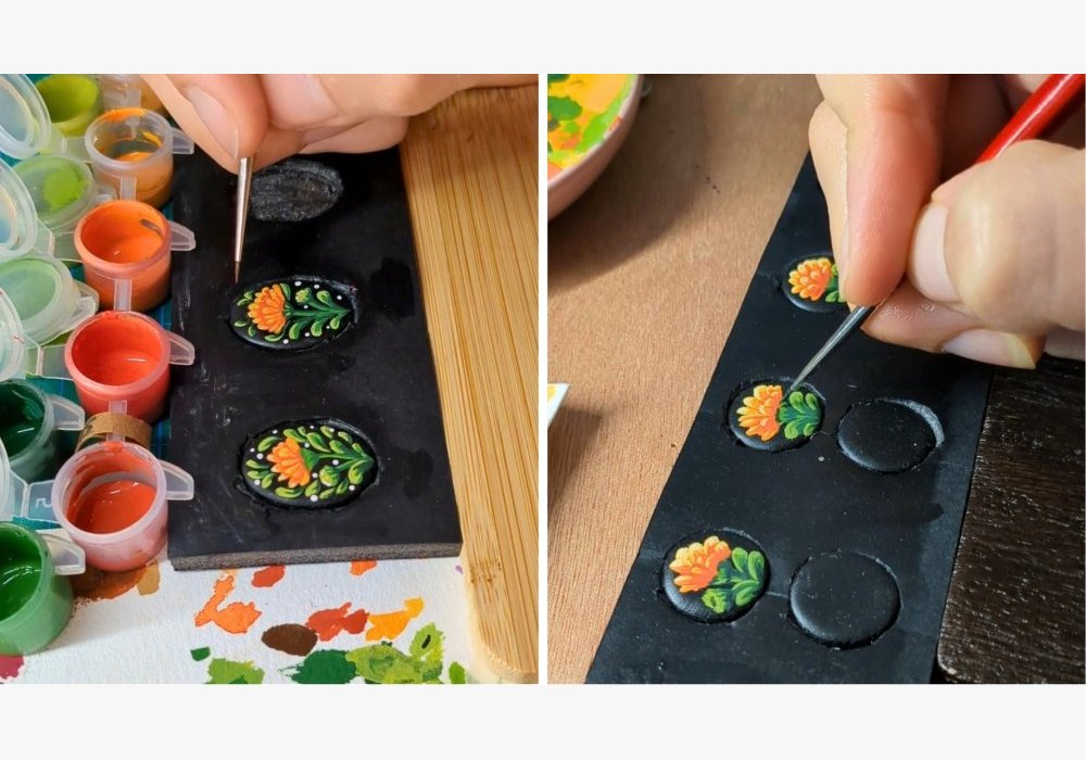 Peinture des Souci ou Calendula