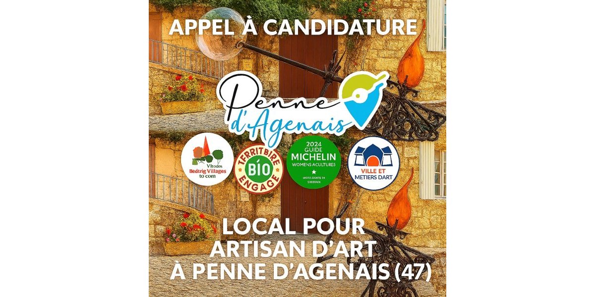 Appel à candidatures Local-boutique-atelier 