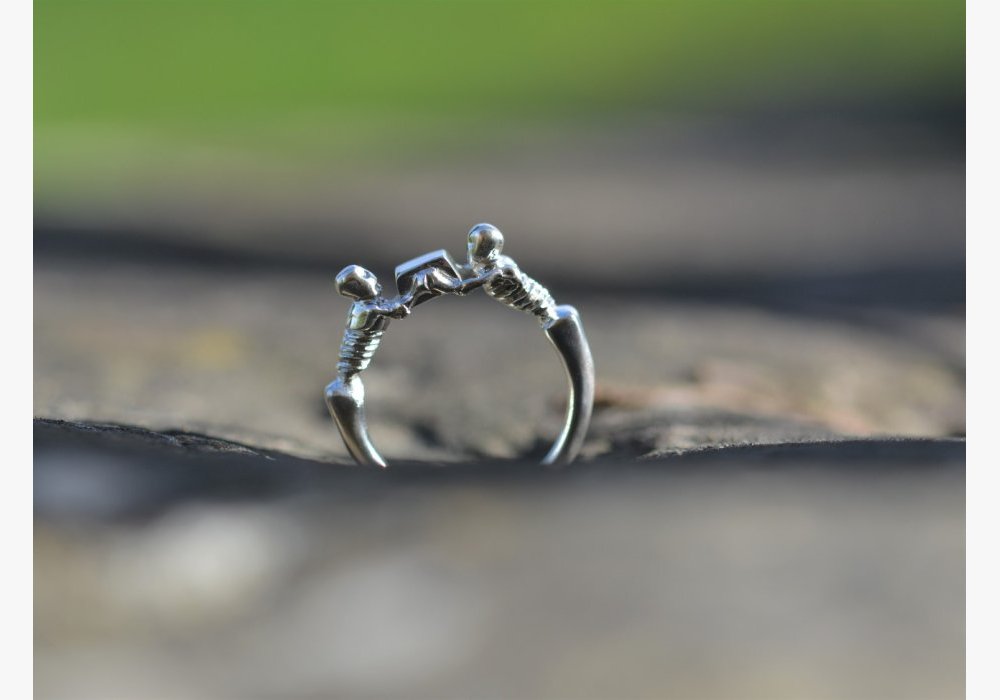 bague Memento Mori -inspiration Renaissance