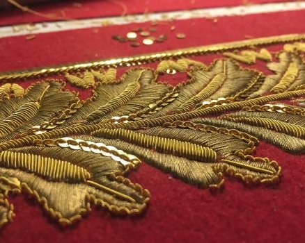 Broderie or 19ème
