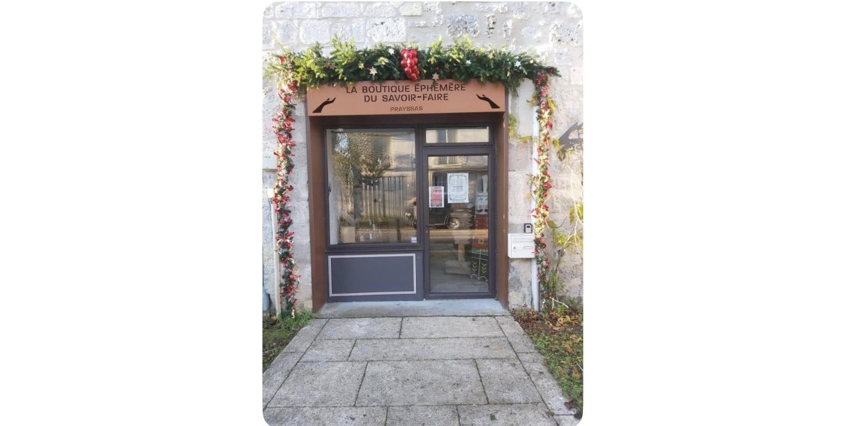 Boutique éphémère du savoir-faire