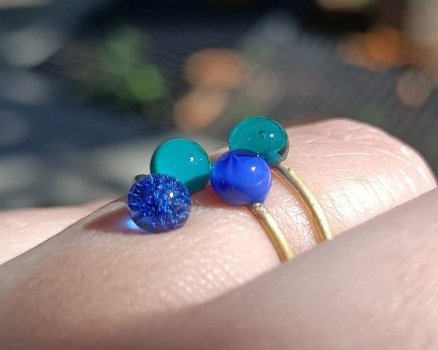 Bague Tapioca double 