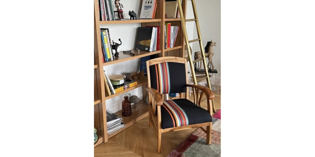 fauteuil - collaboration tapissière d’ameublement