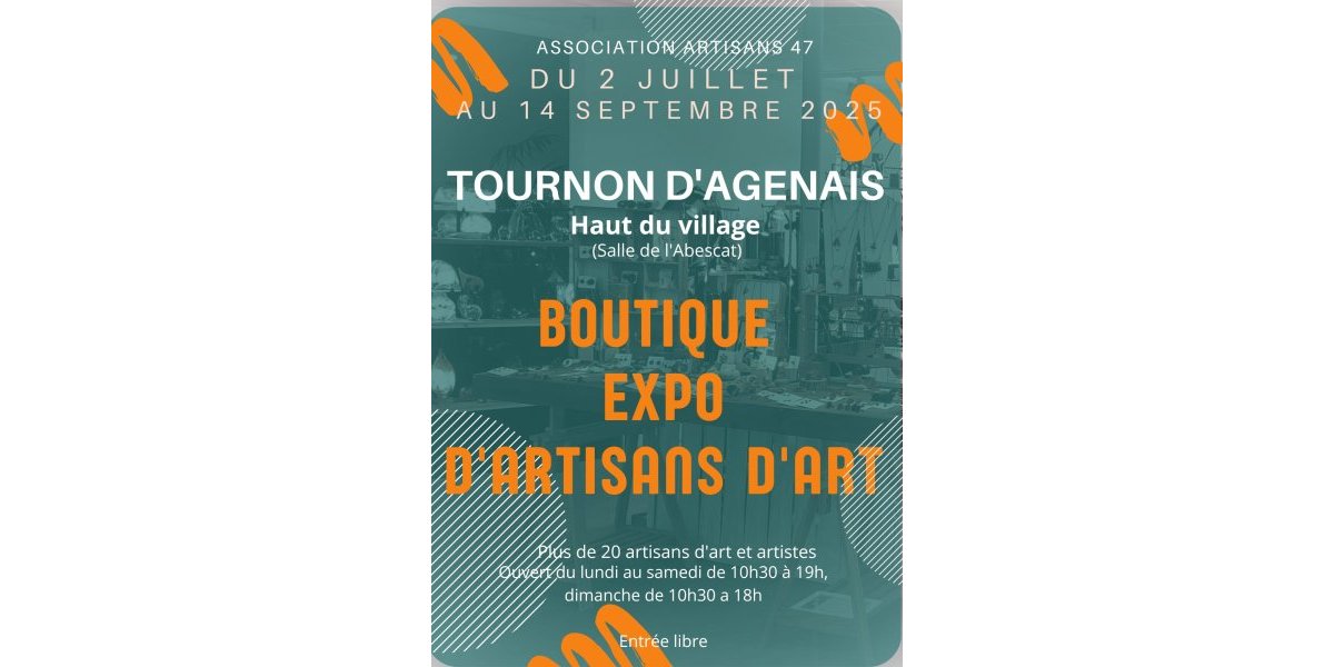 Boutique expo d’Artisans d’Art