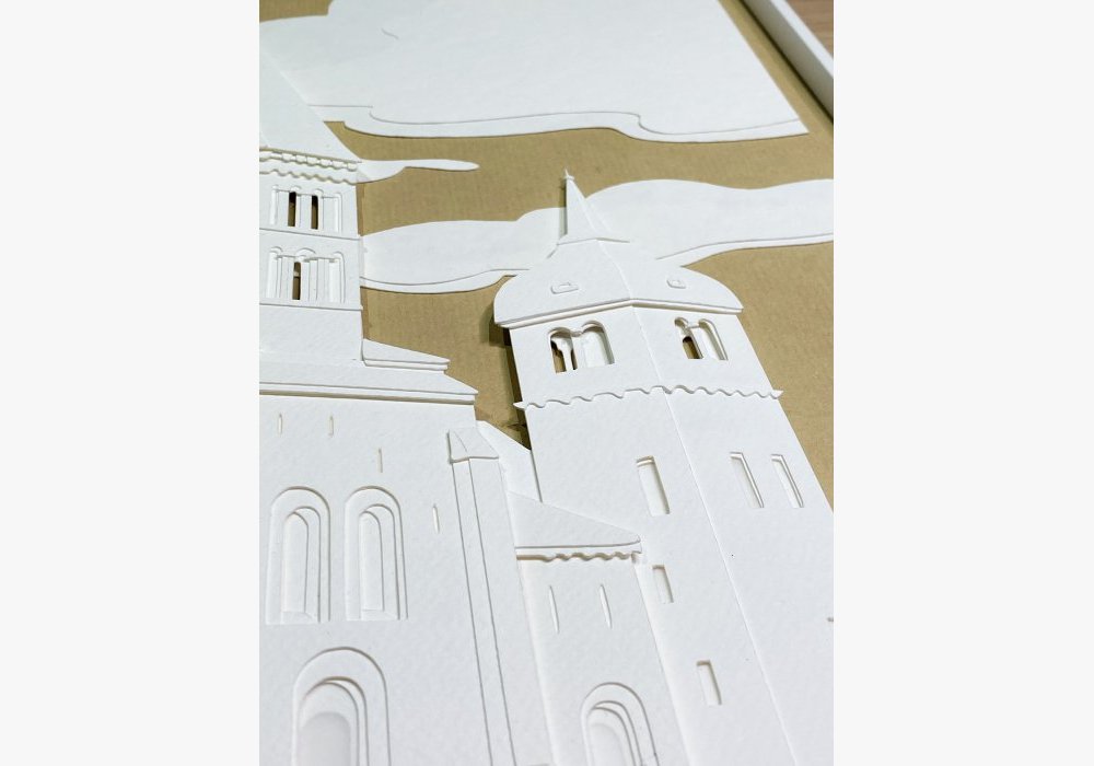 Abbaye de Cluny - cadre 4o X 5o