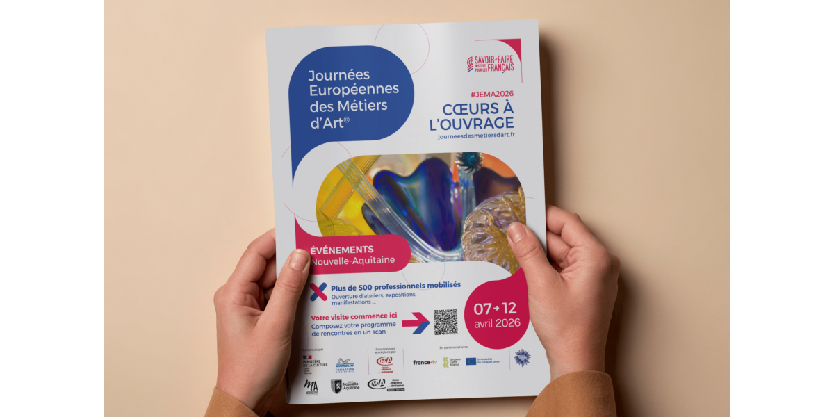 JEMA 2026&nbsp;: Partez à la rencontre des métiers d’art en Nouvelle-Aquitaine&nbsp;! 