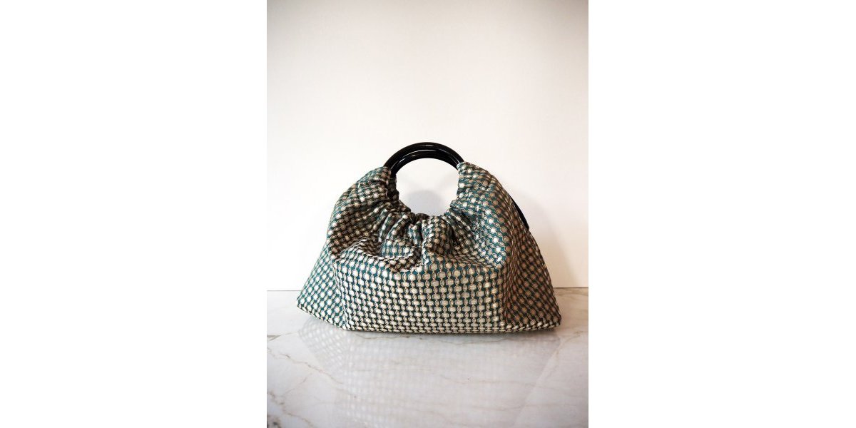 Sac à main en brocart de soie japonaise