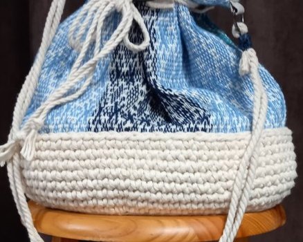 SAC TISSAGE ET CROCHET