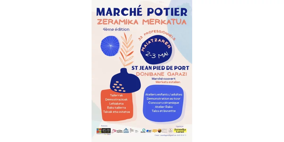 Marché potier de Saint-Jen-Pied-de-Port