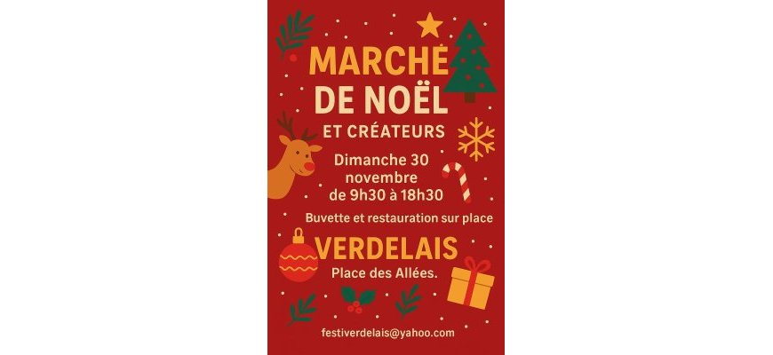 Appel à candidature - Marché de Noël et des Créateurs 