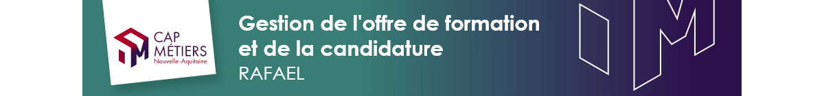 RAFAEL - OUTIL DE GESTION DE VOTRE FORMATION