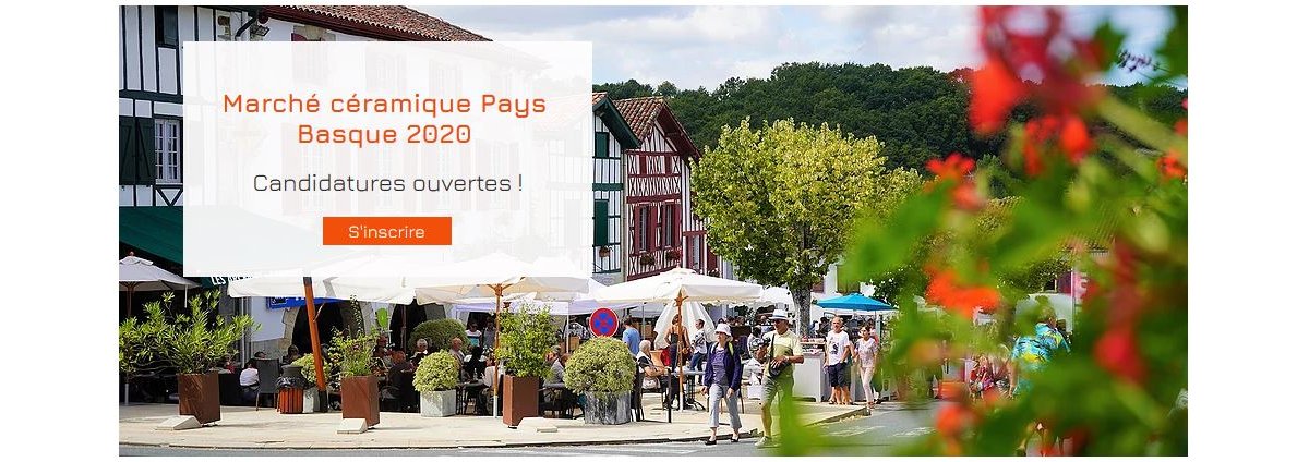 Appel à candidature. Marché céramique Pays Basque 2020