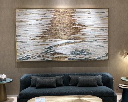 Mosaique murale boutique FRED Joaillier Dubai