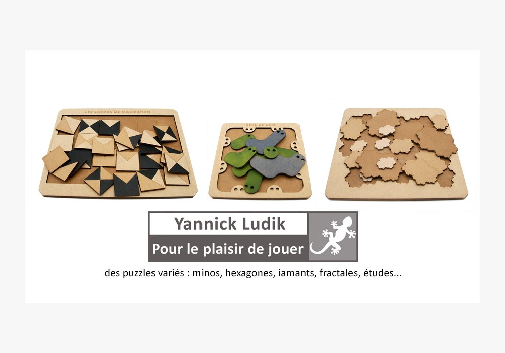 Yannick Ludik&nbsp;: puzzles