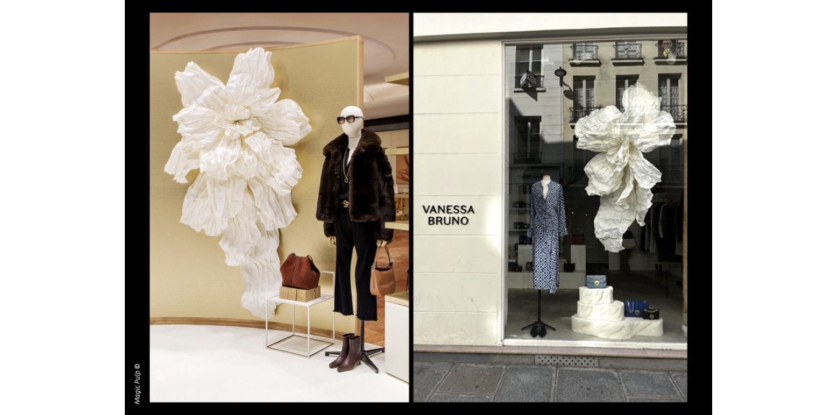 Oeuvres florales - Boutiques Vanessa Bruno - 2024 - DropPaper