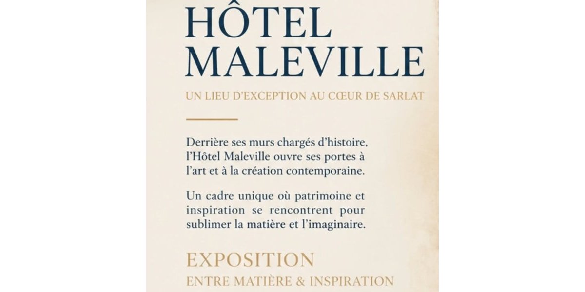 Exposition entre matière & inspiration